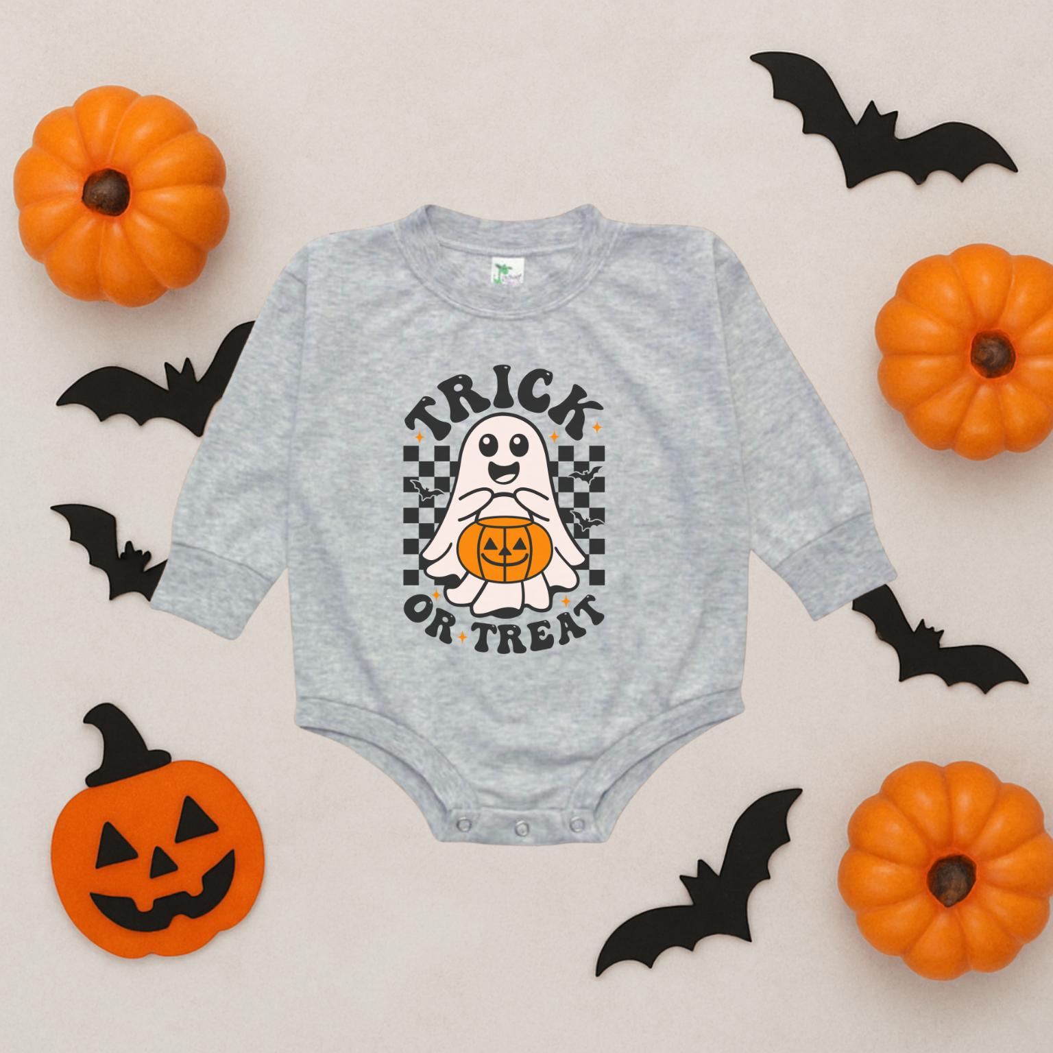 Trick or Treat Bubble Romper