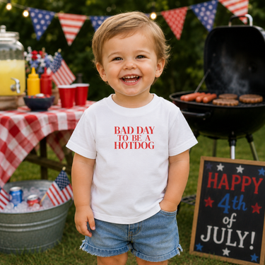 Bad Day to be a Hot Dog Toddler T-Shirt