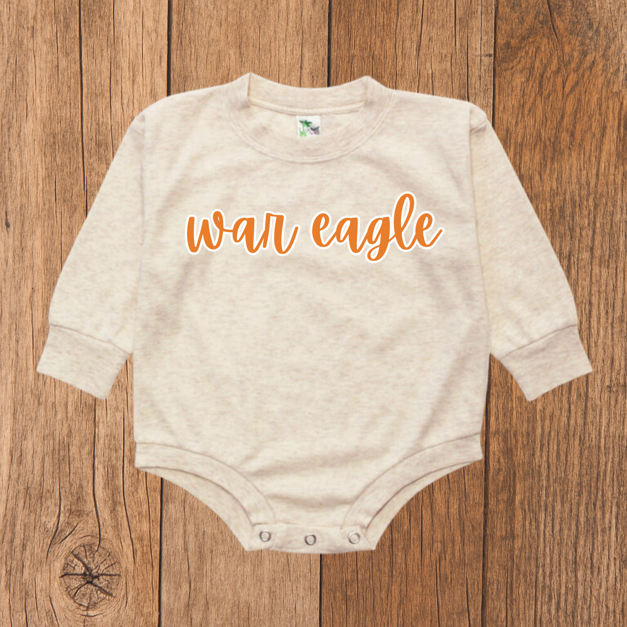 Auburn War Eagle Bubble Romper