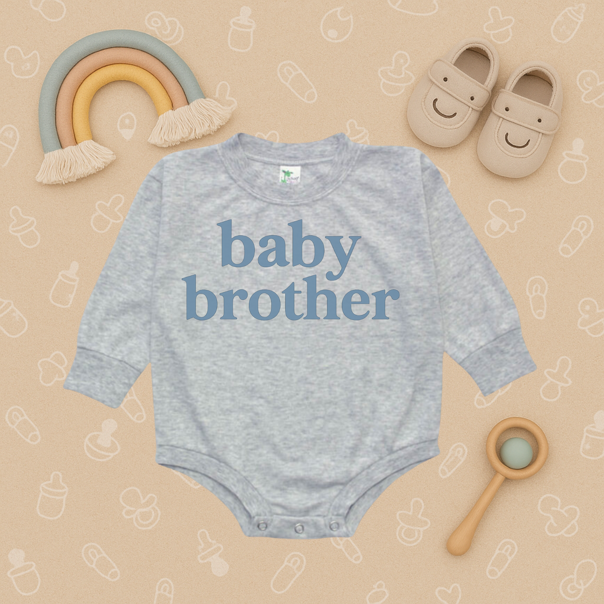 Baby Brother Bubble Romper