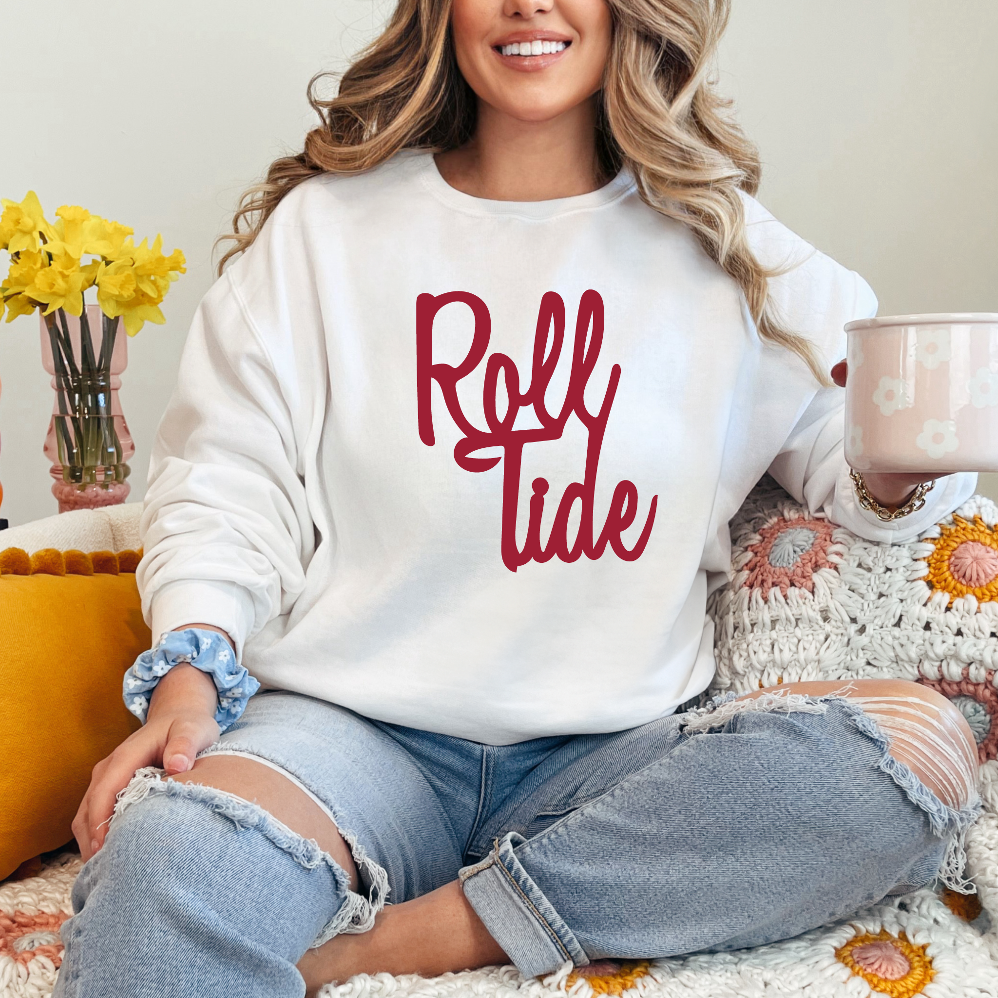 Roll Tide Alabama Football Sweater