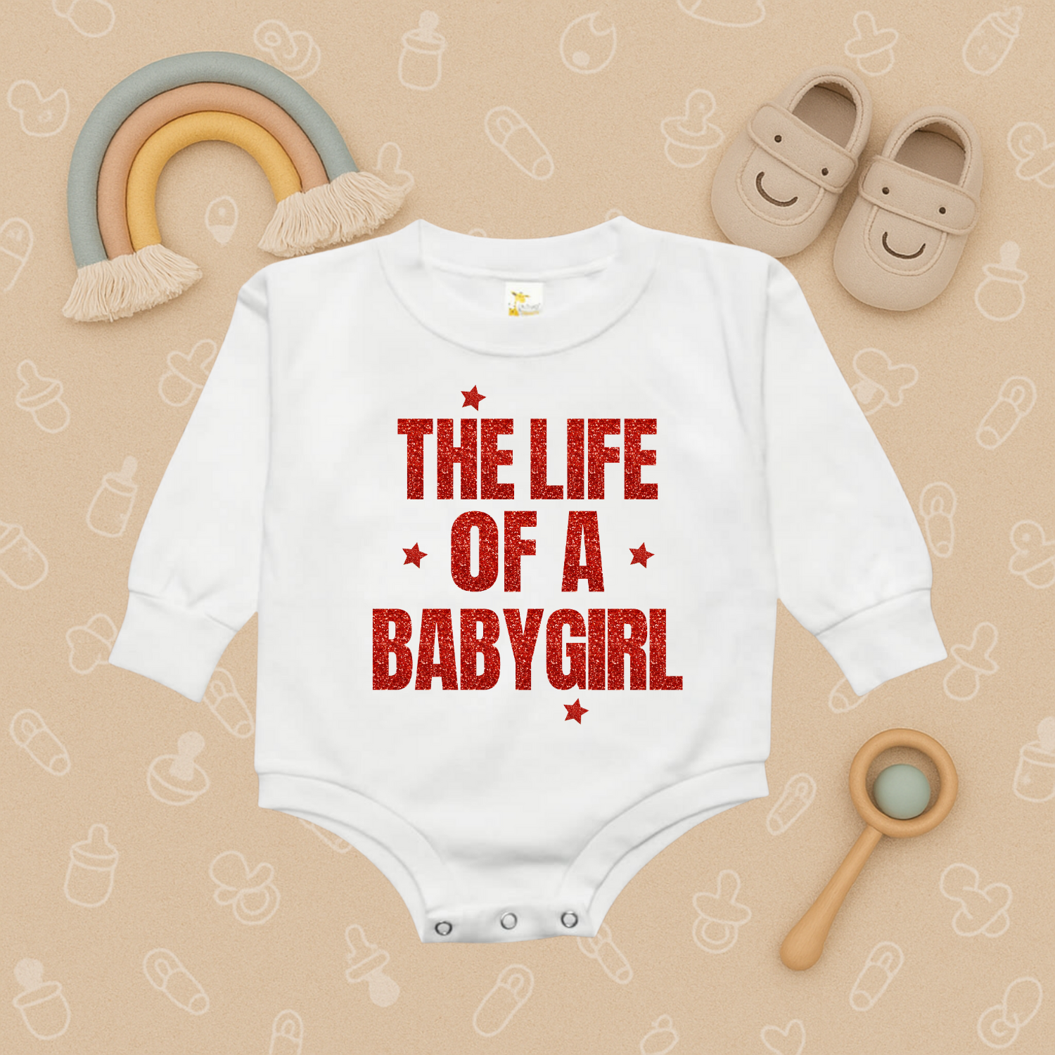 The Life of a Babygirl Bubble Romper