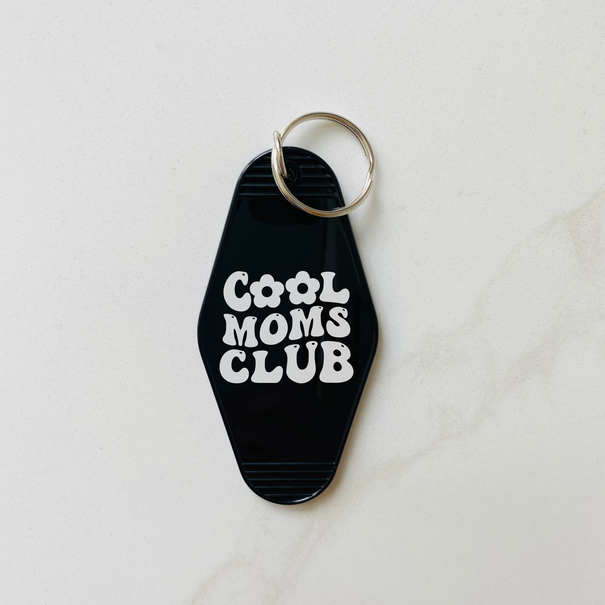 Cool Moms Club Motel Keychain