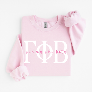 Gamma Phi Beta Classic Letters Sweater