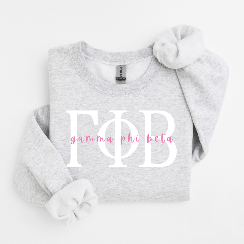 Gamma Phi Beta Classic Letters Sweater