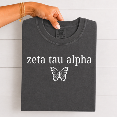 Zeta Tau Alpha Butterfly T-Shirt