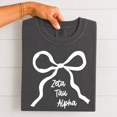 Zeta Tau Alpha Bow T-Shirt