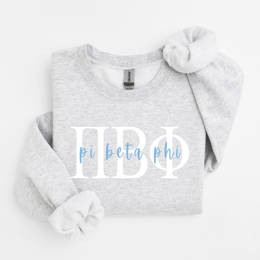 Pi Beta Phi Classic Letters Sweater