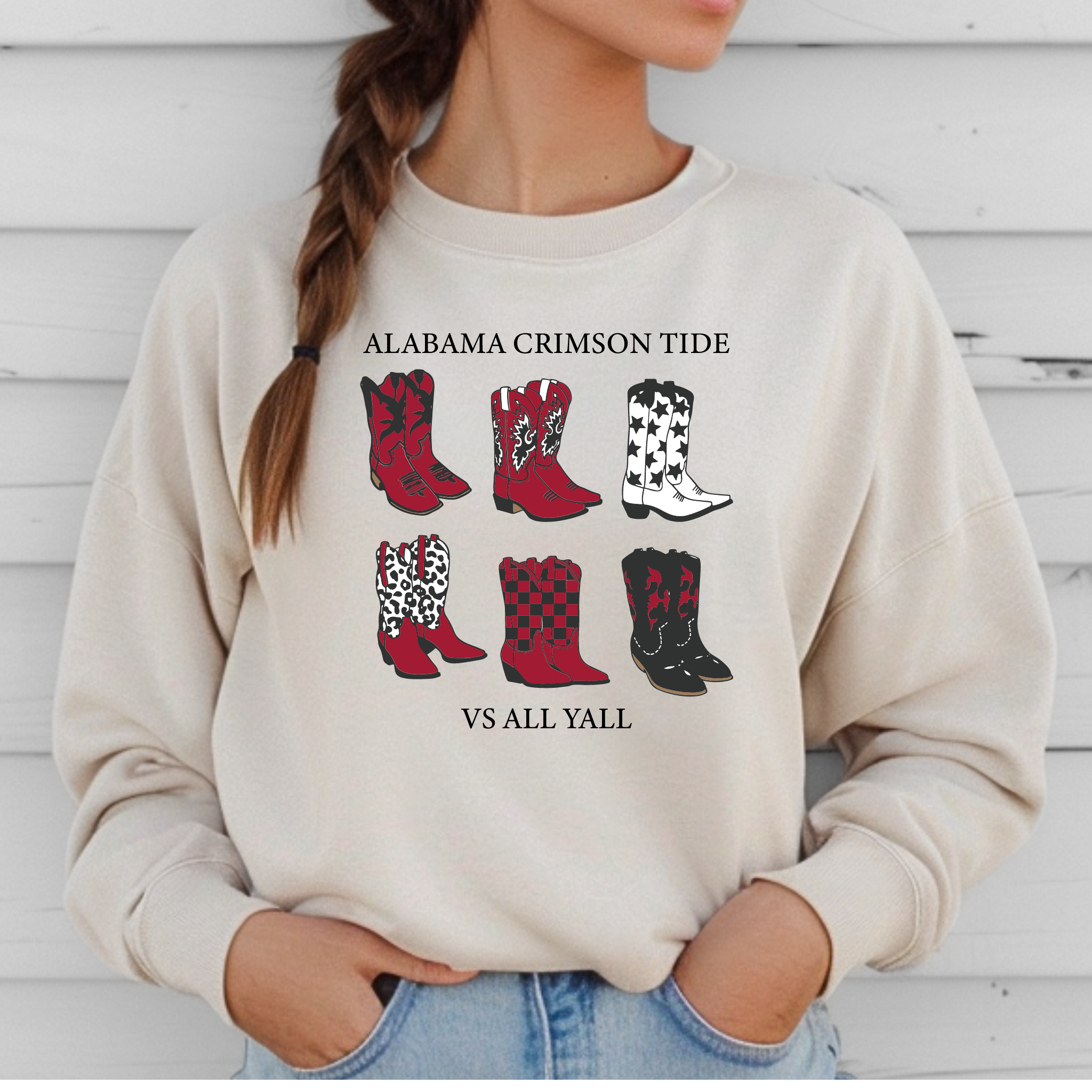 Alabama Crimson Tide vs All Yall Sweater