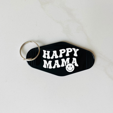 Happy Mama Motel Keychain with Tassel