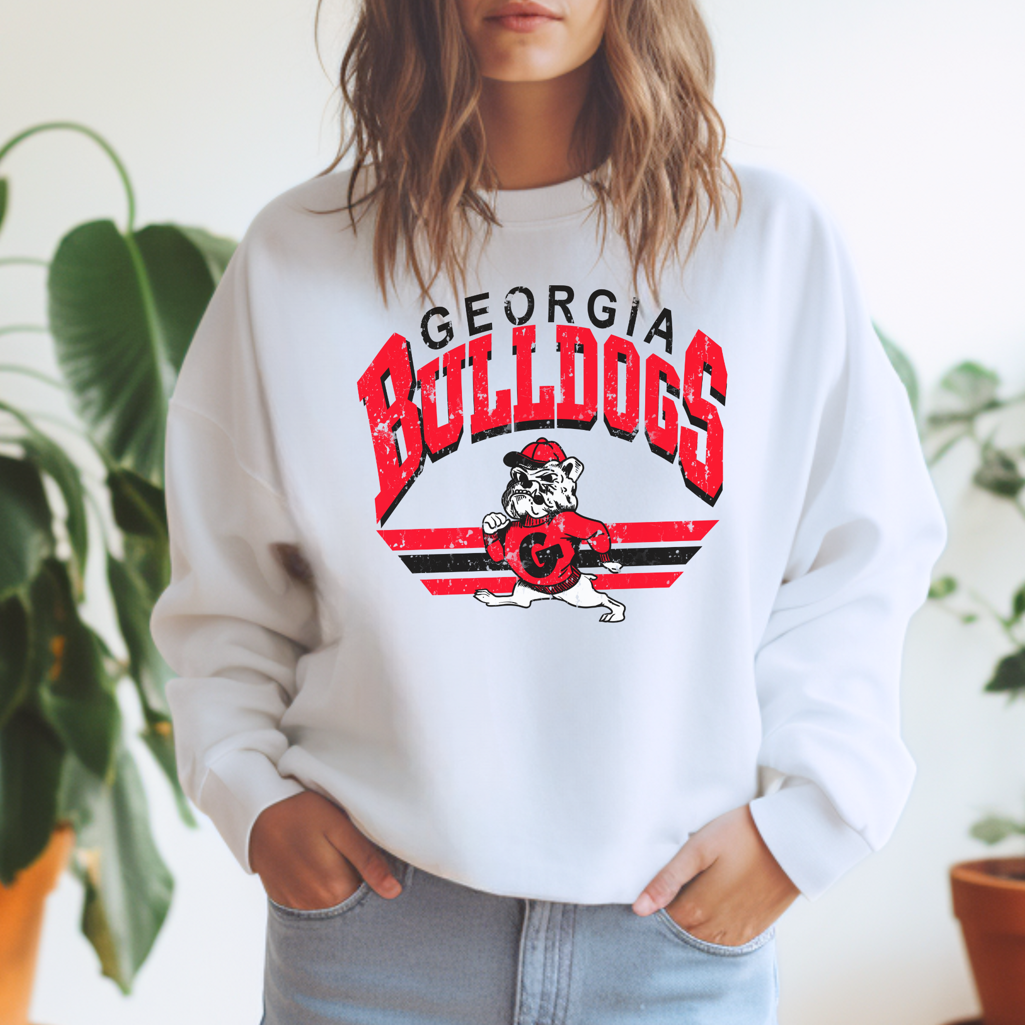 Retro Georgia Football Sweater