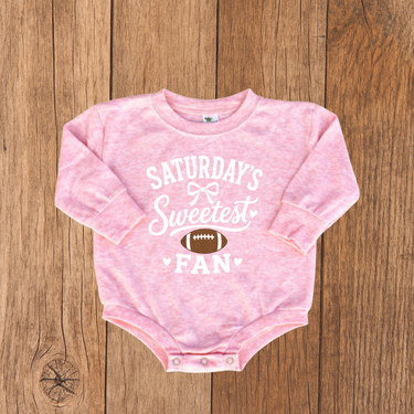 Saturday's Sweetest Fan Bubble Romper