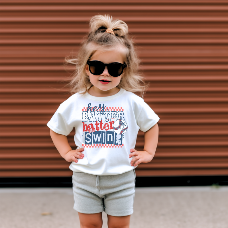 Hey Batter Batter Swing Toddler T-Shirt