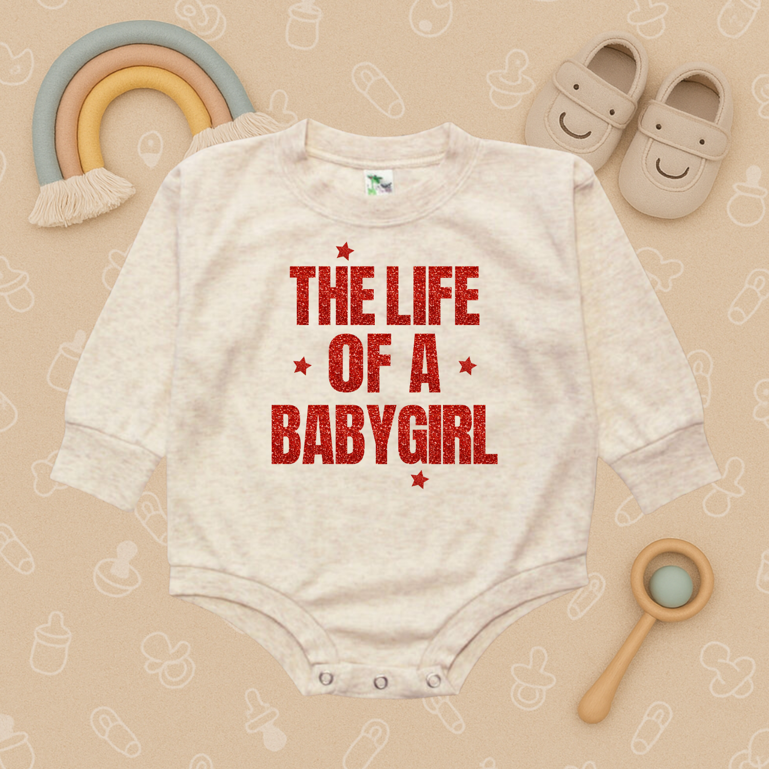 The Life of a Babygirl Bubble Romper
