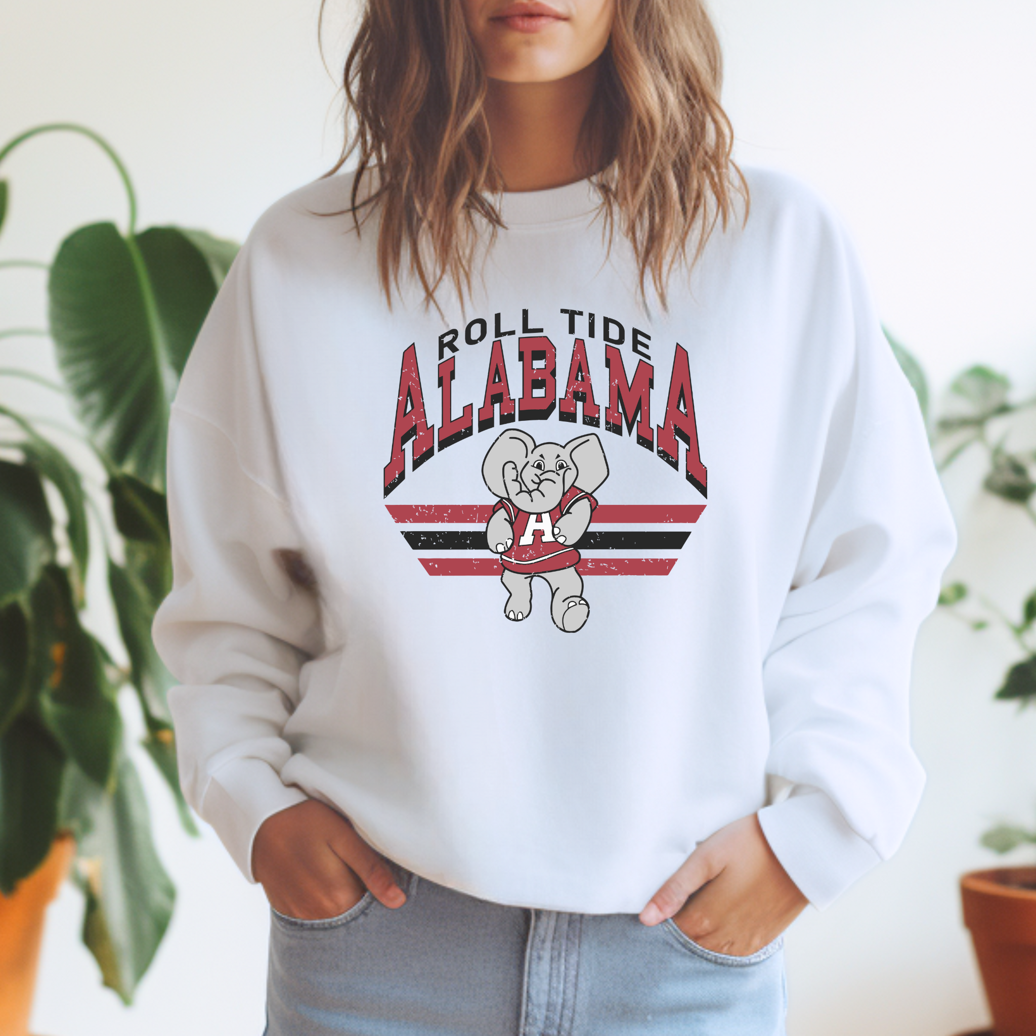 Retro Alabama Football Sweater