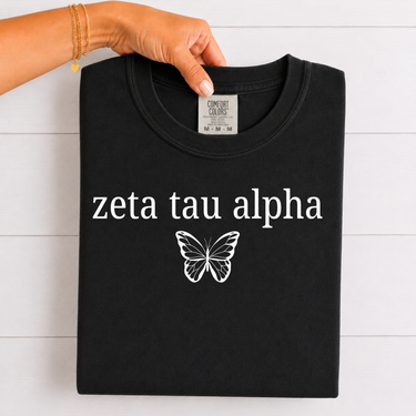 Zeta Tau Alpha Butterfly T-Shirt
