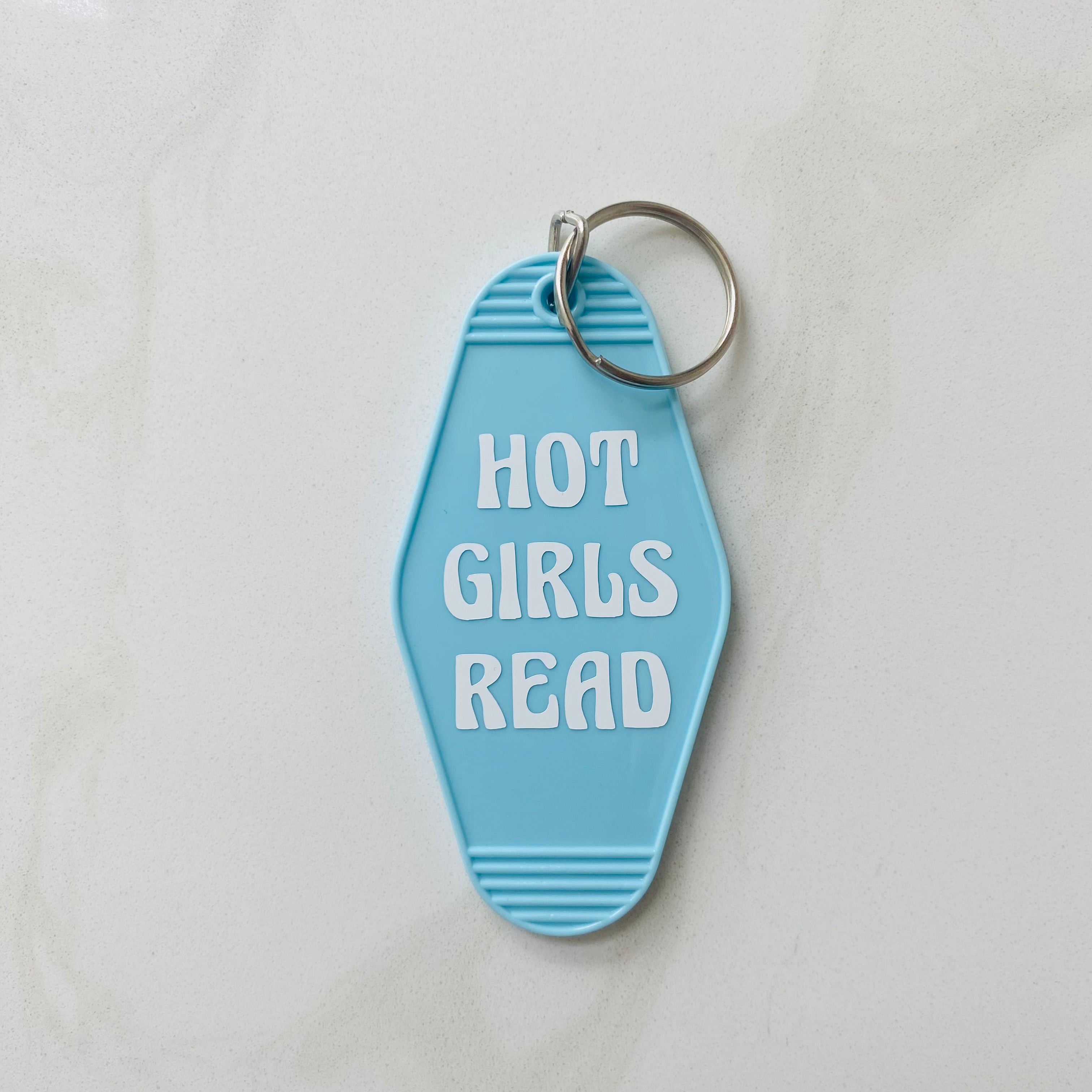 Hot Girls Read Keychain