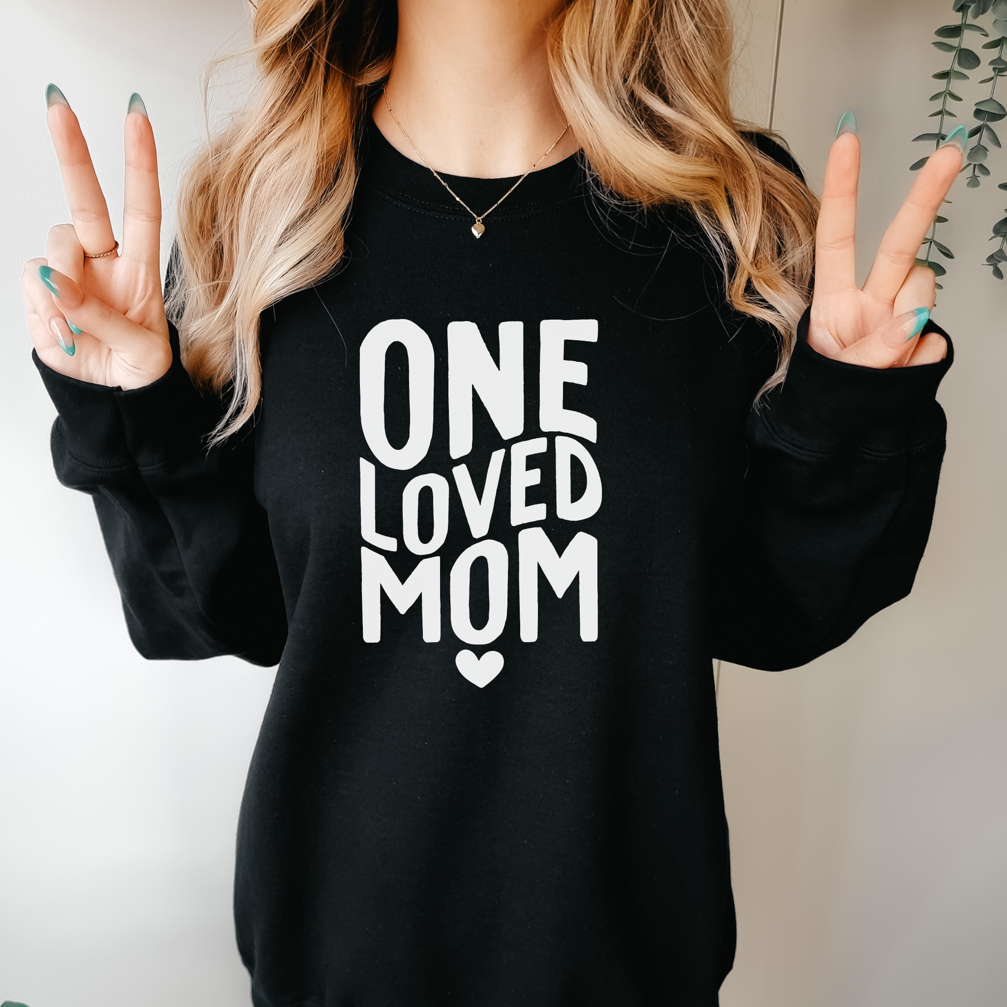 One Loved Mom Sweater