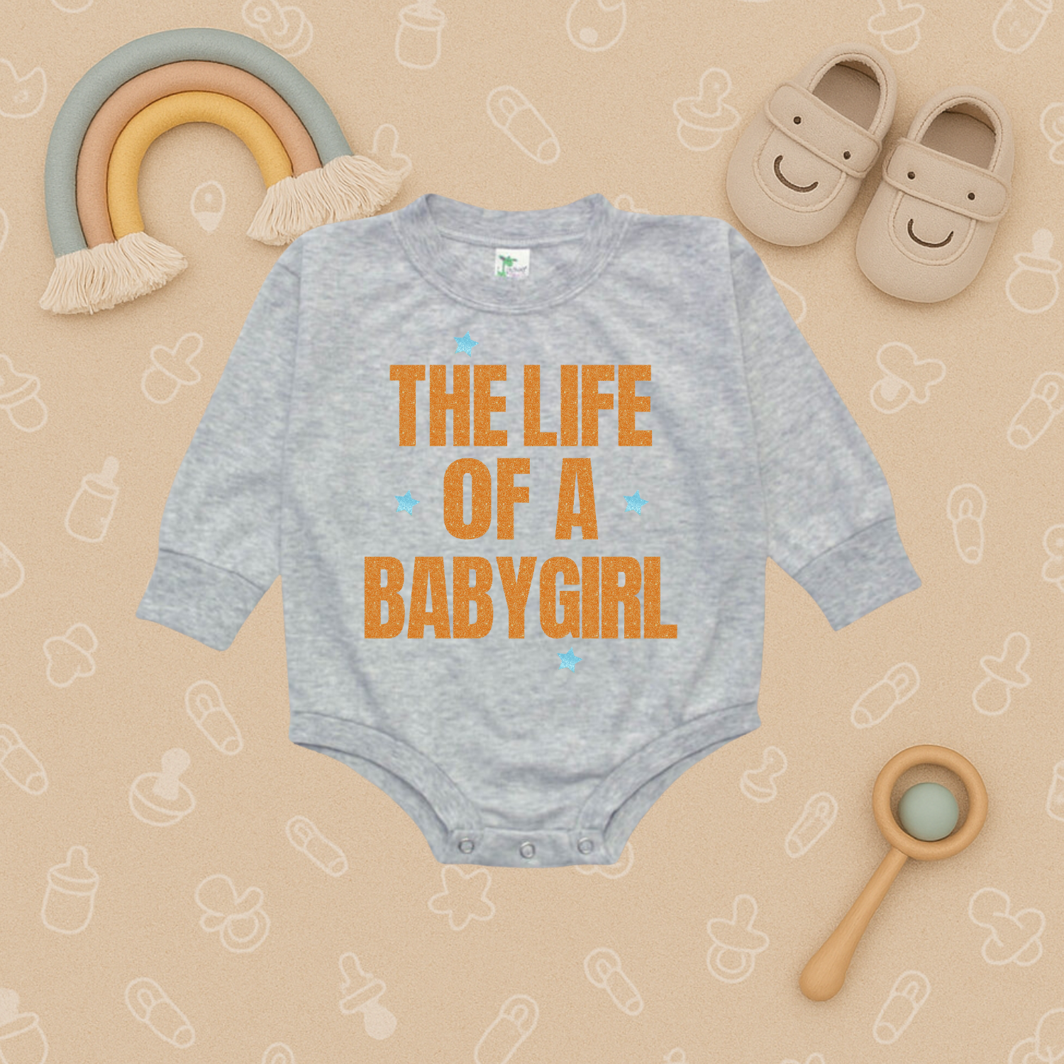 The Life of a Babygirl Bubble Romper
