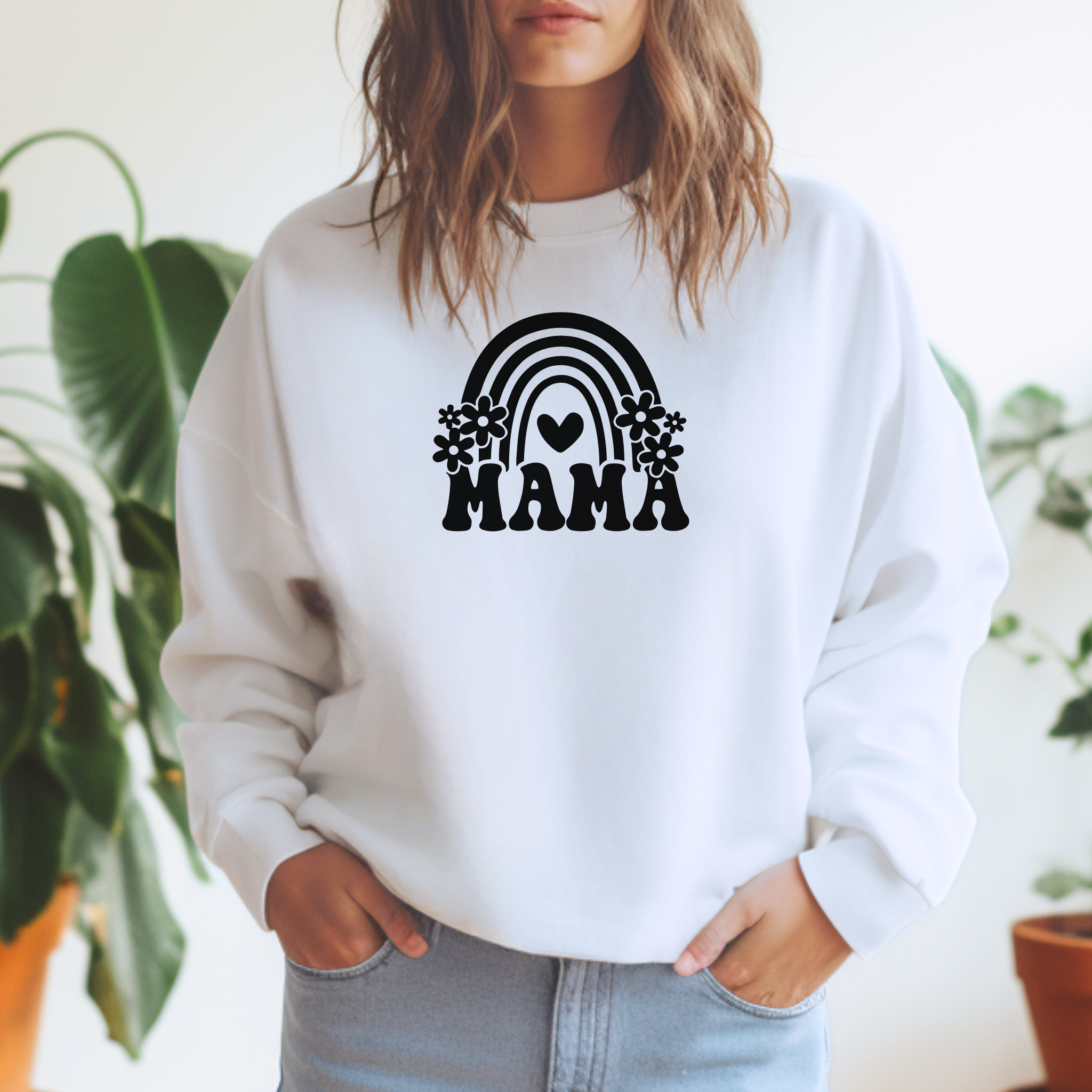 Mama Rainbow Sweater