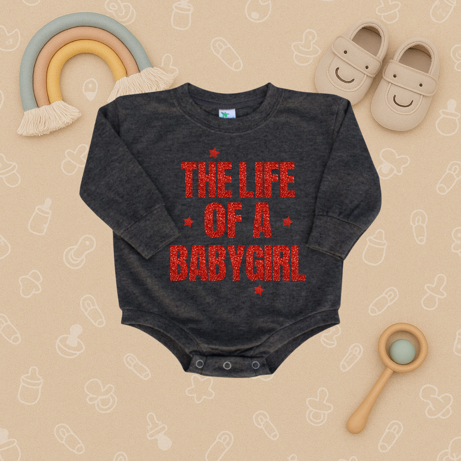 The Life of a Babygirl Bubble Romper