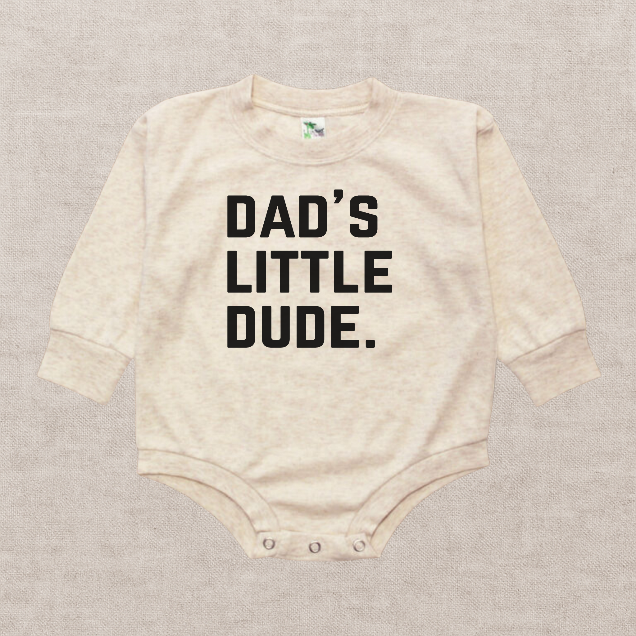 Dad's Little Dude Bubble Romper
