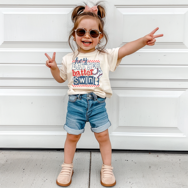 Hey Batter Batter Swing Toddler T-Shirt