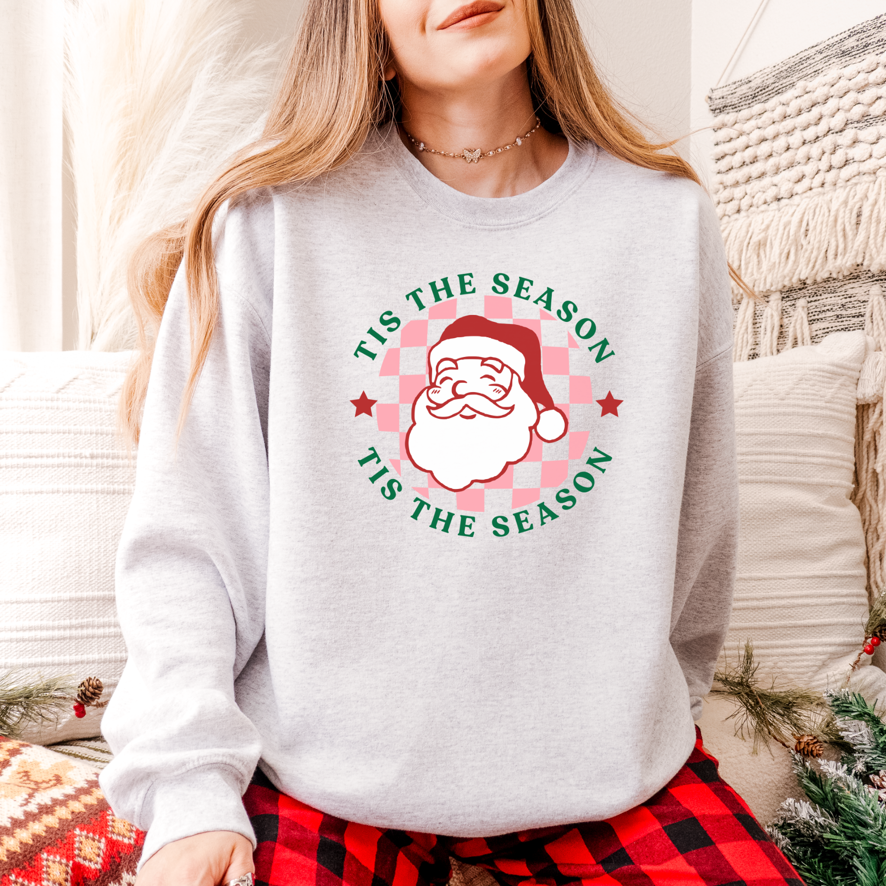 Santa Tis the Season Sweater