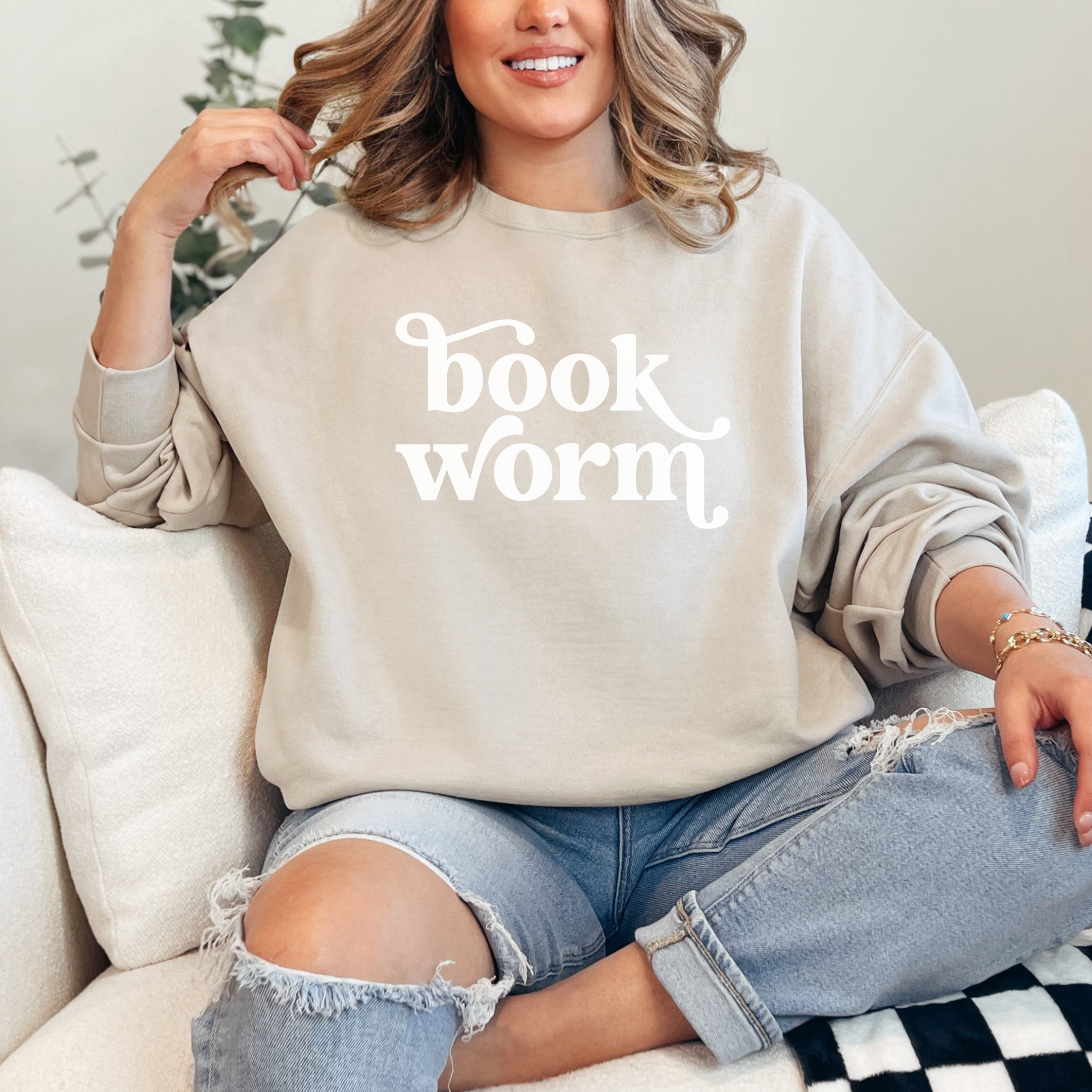 Book Worm Sweater