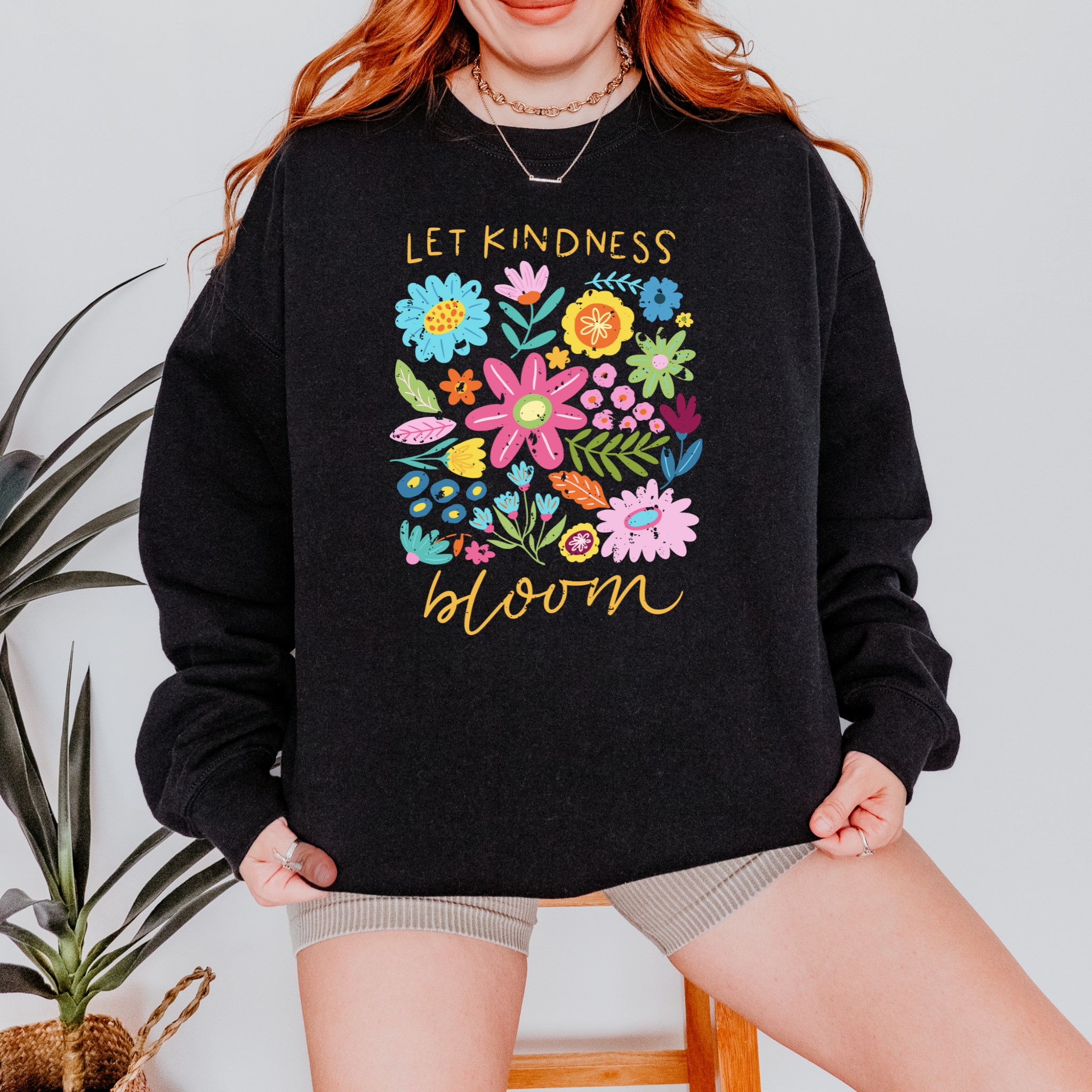 Let Kindness Bloom Sweater