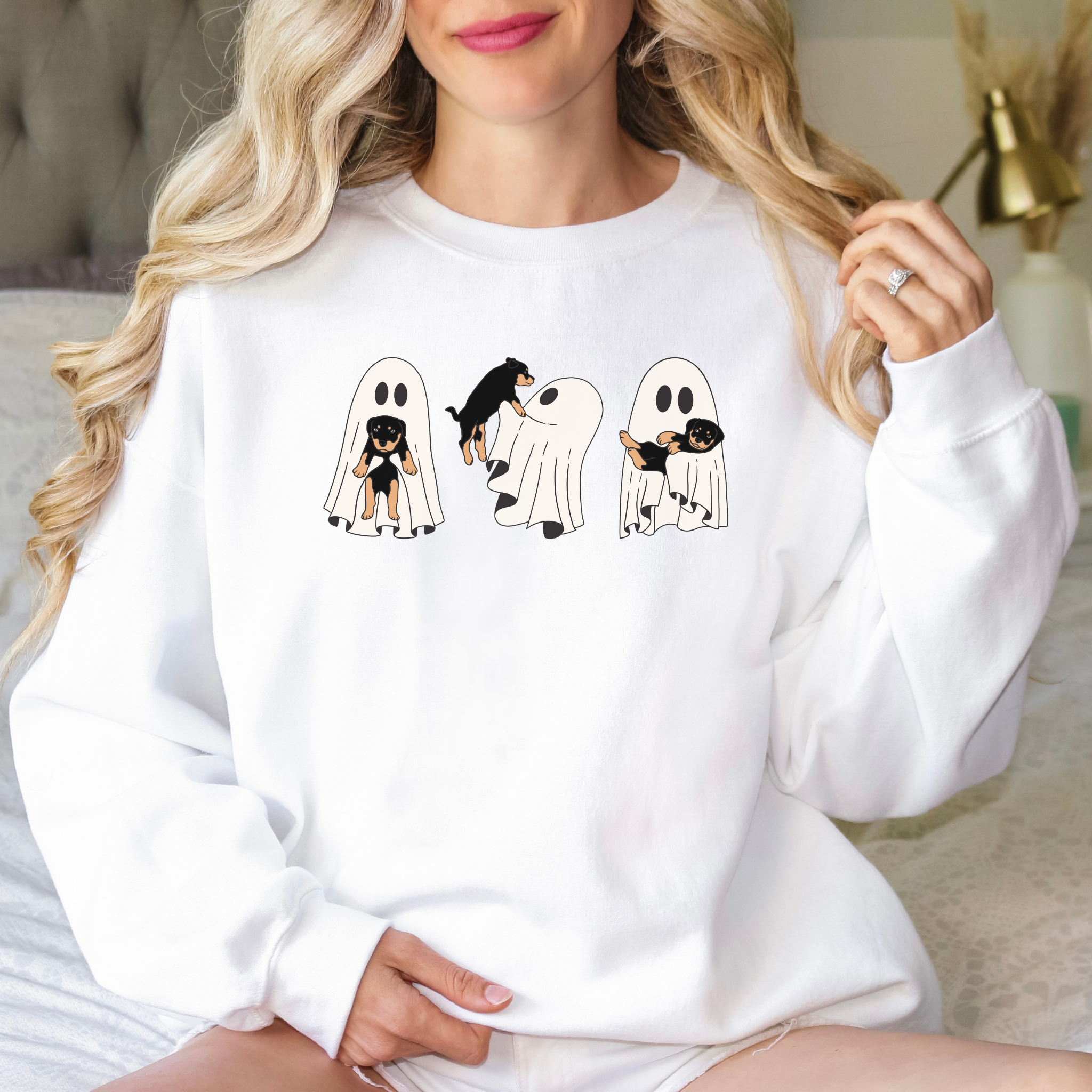 Puppies and Ghosts Sweater