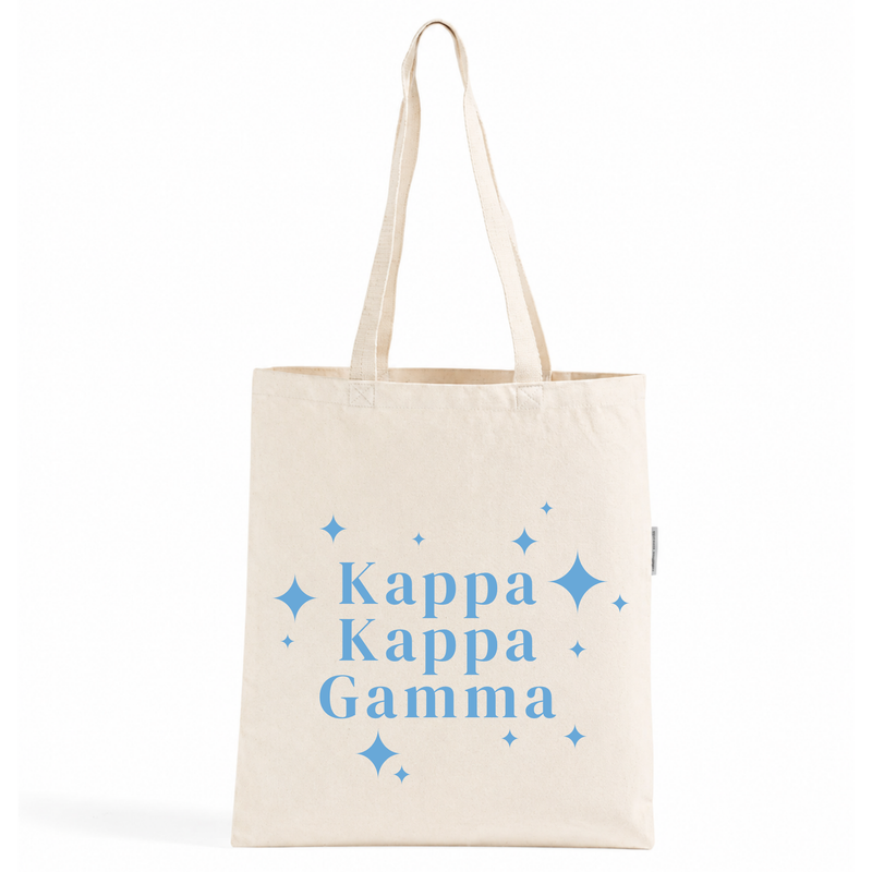 Kappa Kappa Gamma Stars Tote Bag
