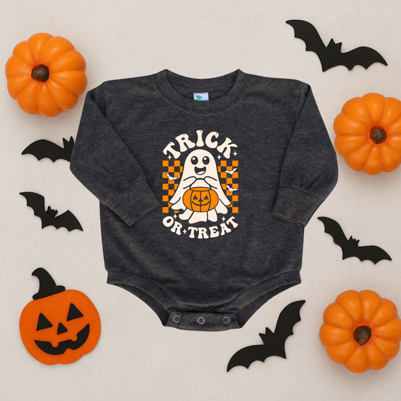 Trick or Treat Bubble Romper