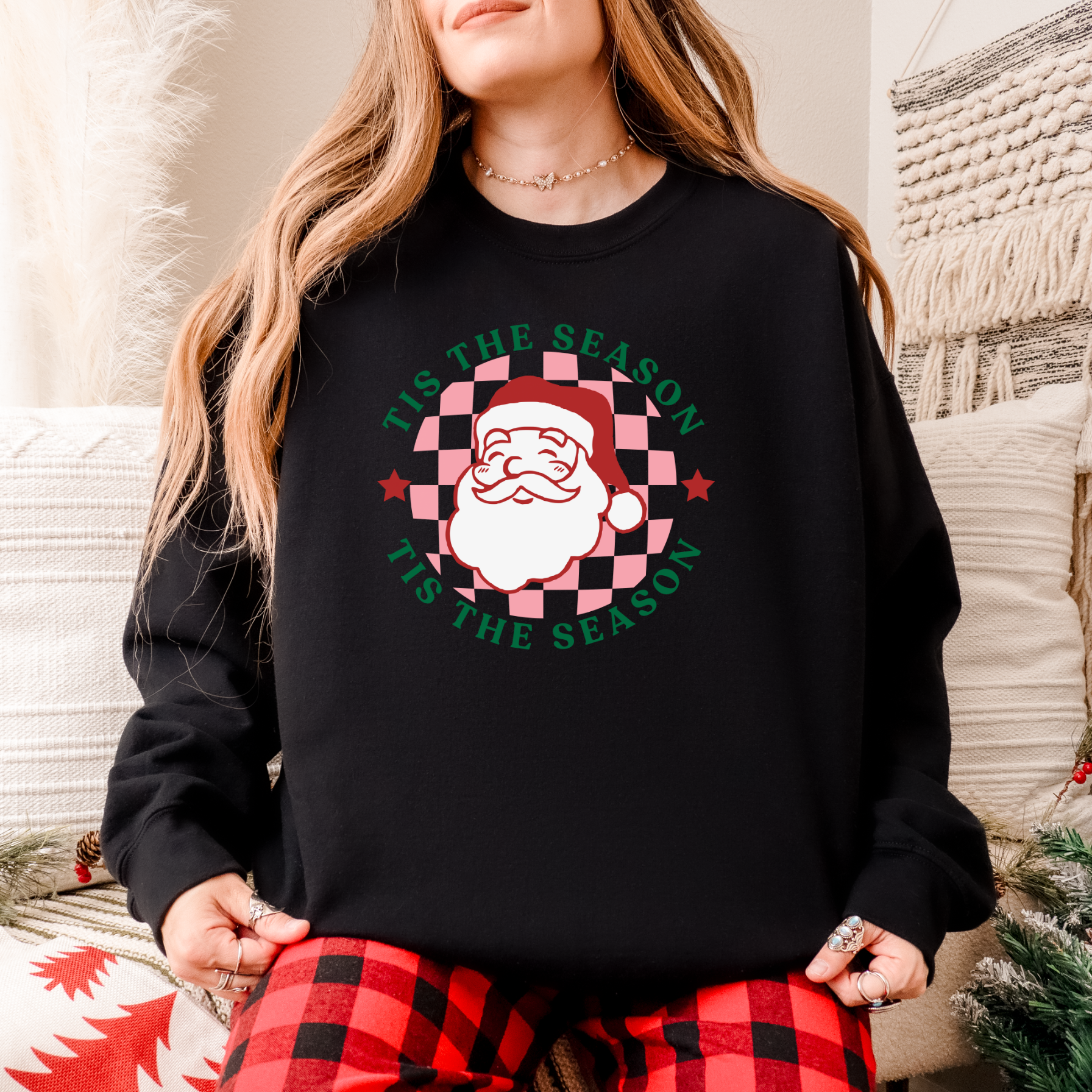 Santa Tis the Season Sweater