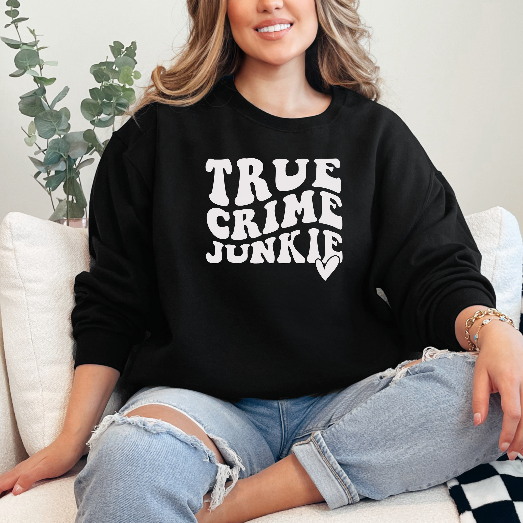 True Crime Junkie Sweater