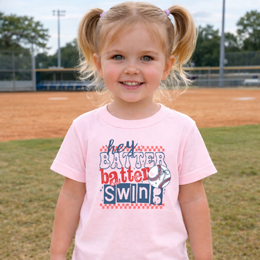 Hey Batter Batter Swing Toddler T-Shirt