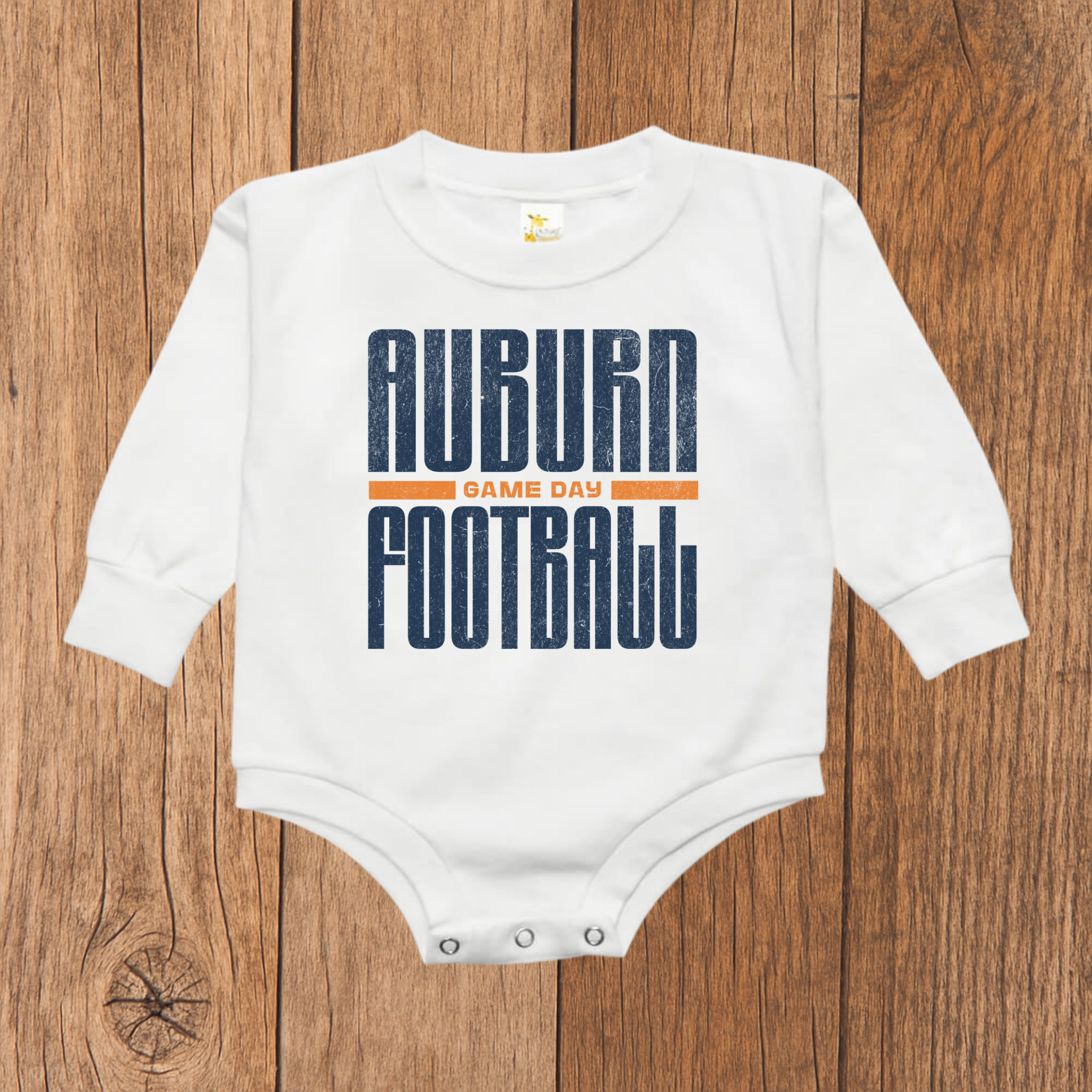 Auburn Football Game Day Bubble Romper