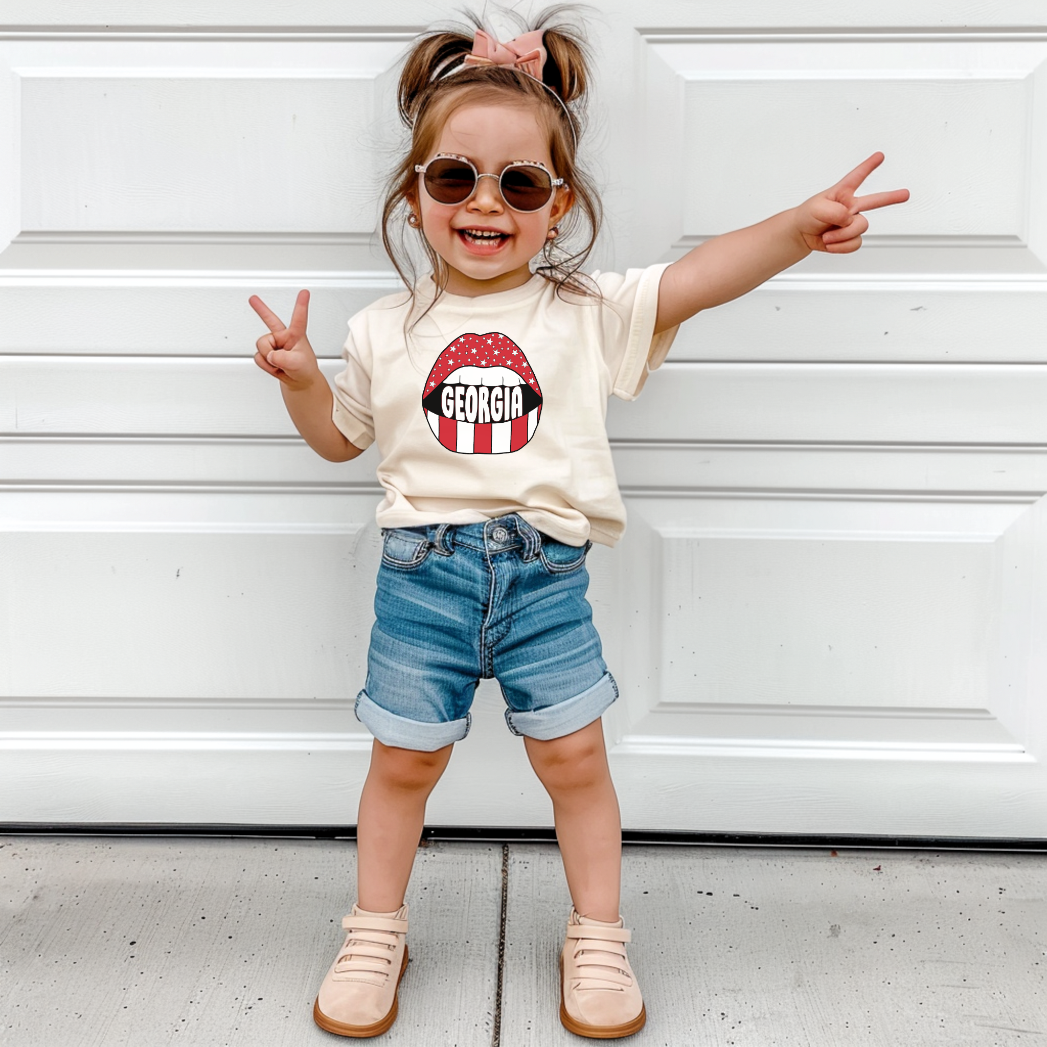 UGA Lips Toddler T-Shirt