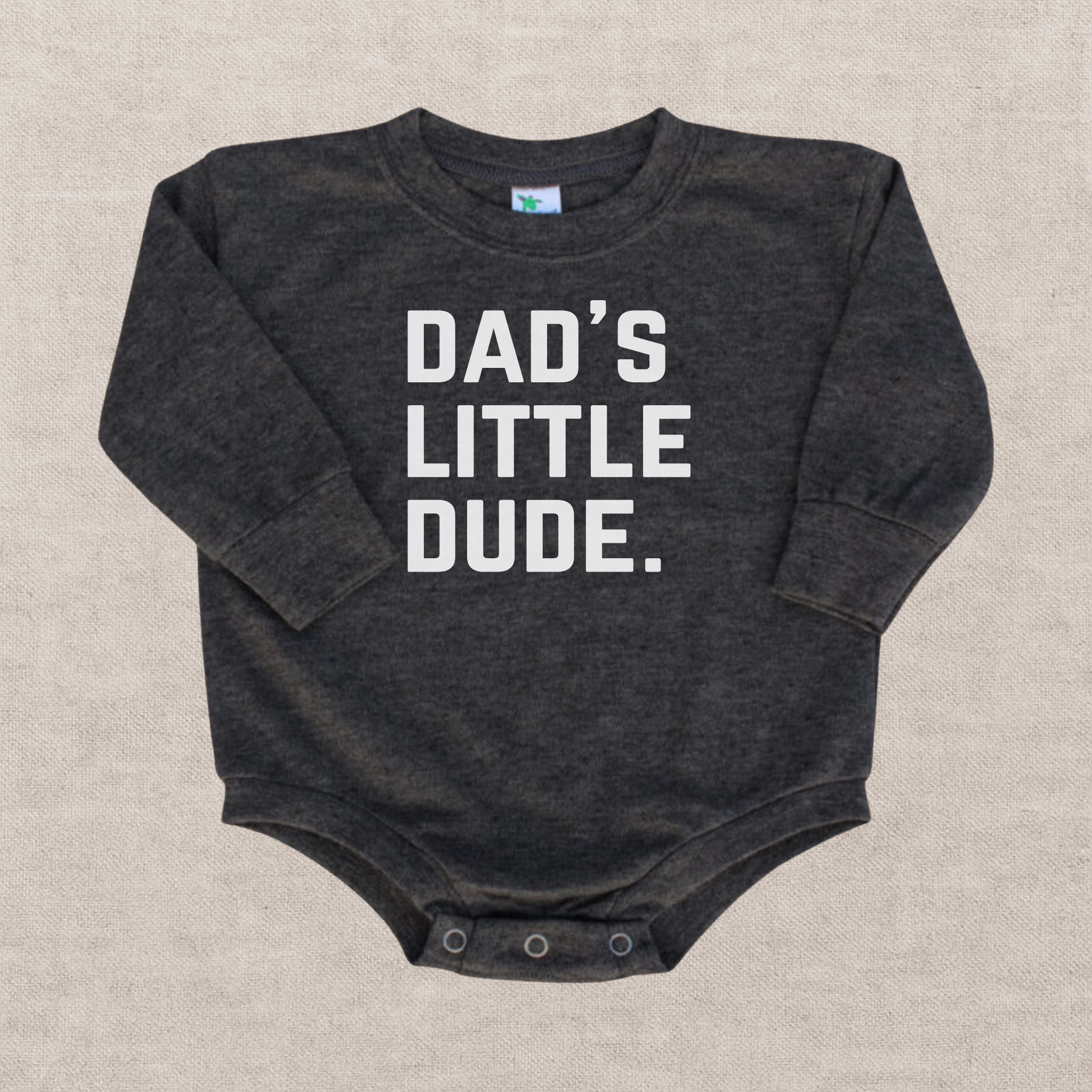 Dad's Little Dude Bubble Romper
