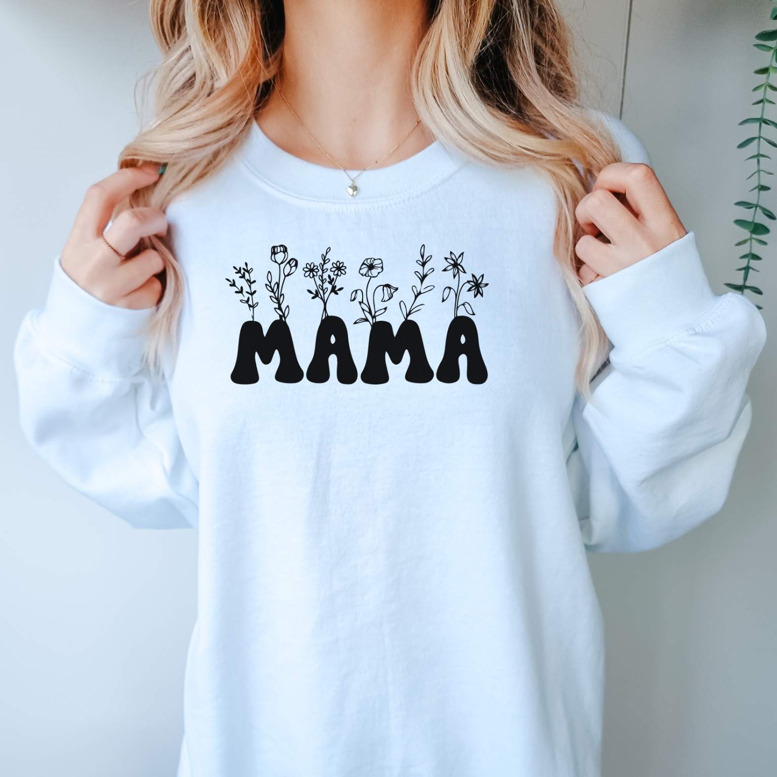 Mama Flowers Sweater