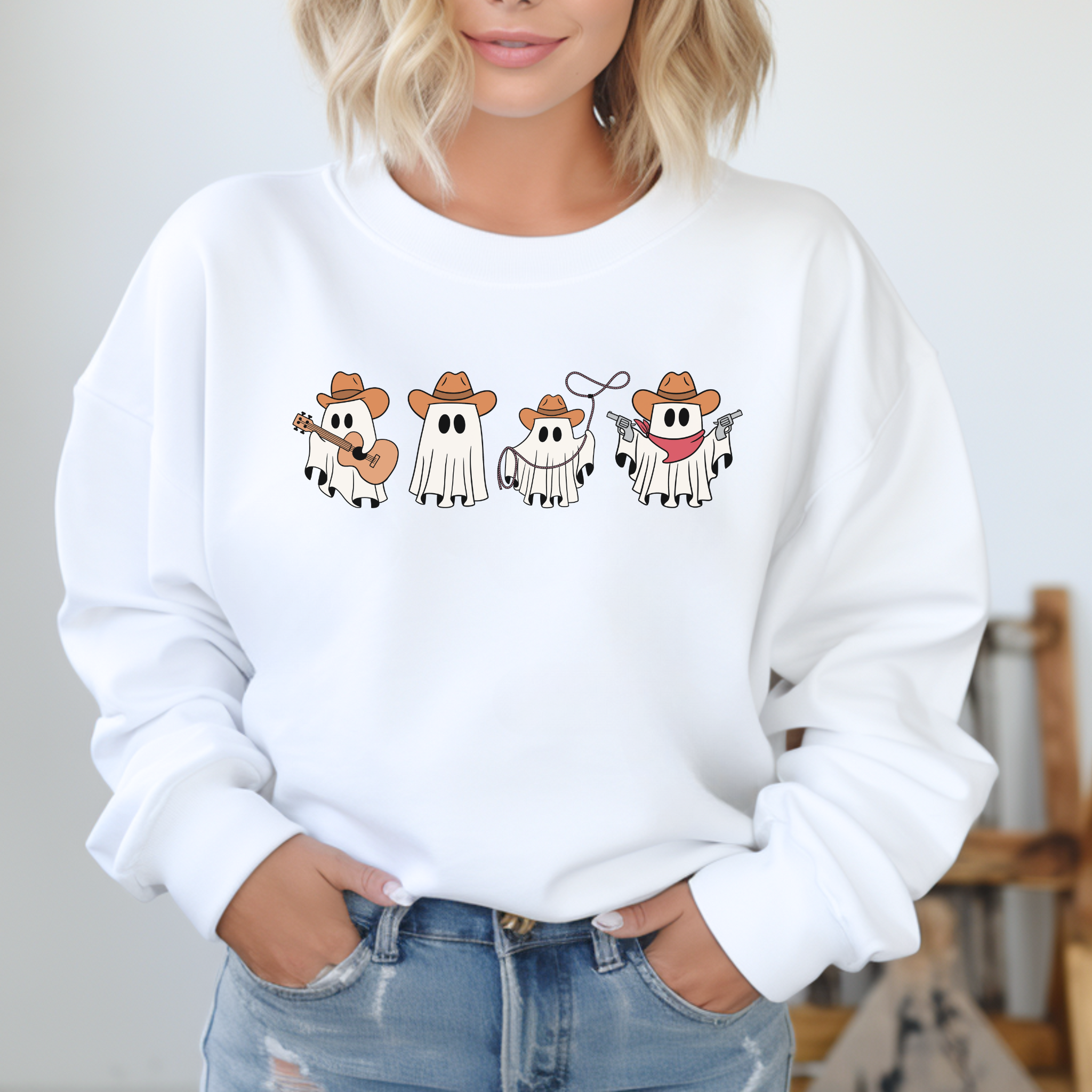 Cowboy Ghosts Sweater