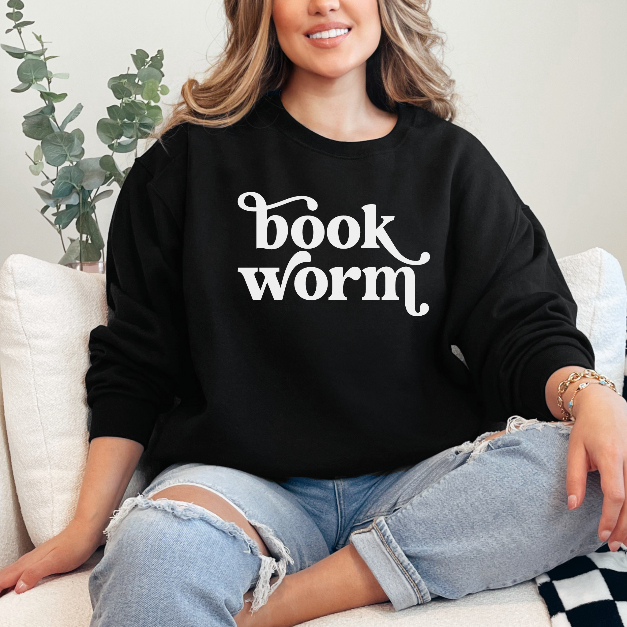 Book Worm Sweater