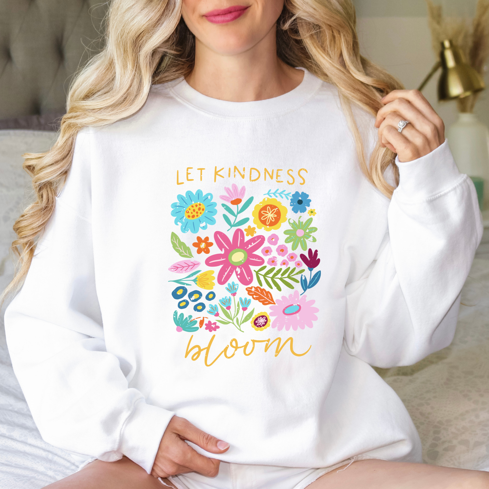 Let Kindness Bloom Sweater