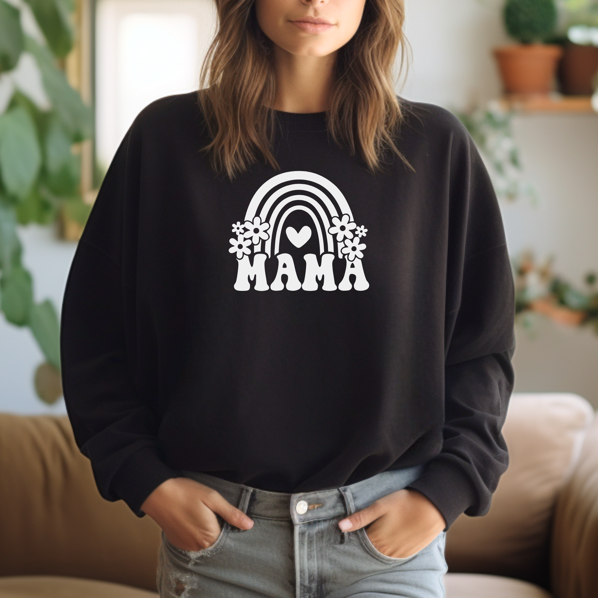 Mama Rainbow Sweater