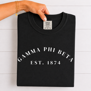 Gamma Phi Beta White Established T-Shirt