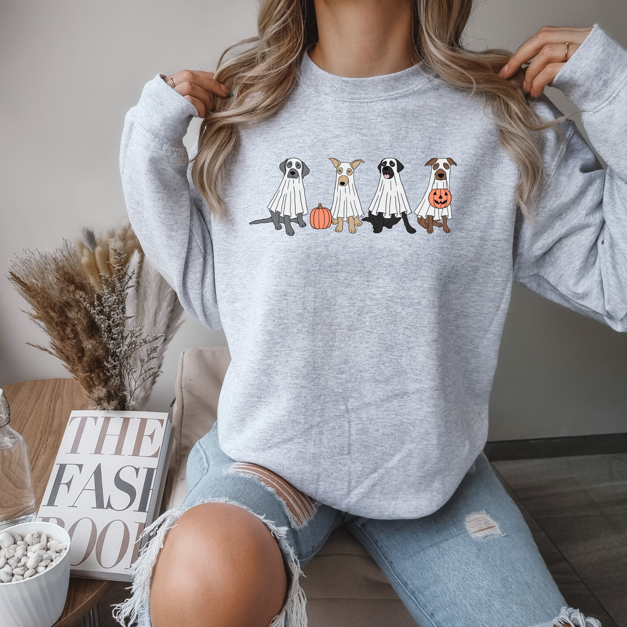 Puppy Dog Ghosts Sweater