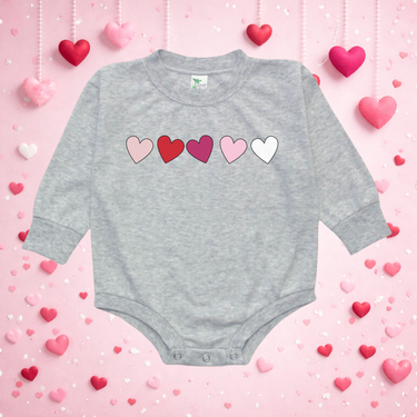 Mini Hearts Bubble Romper
