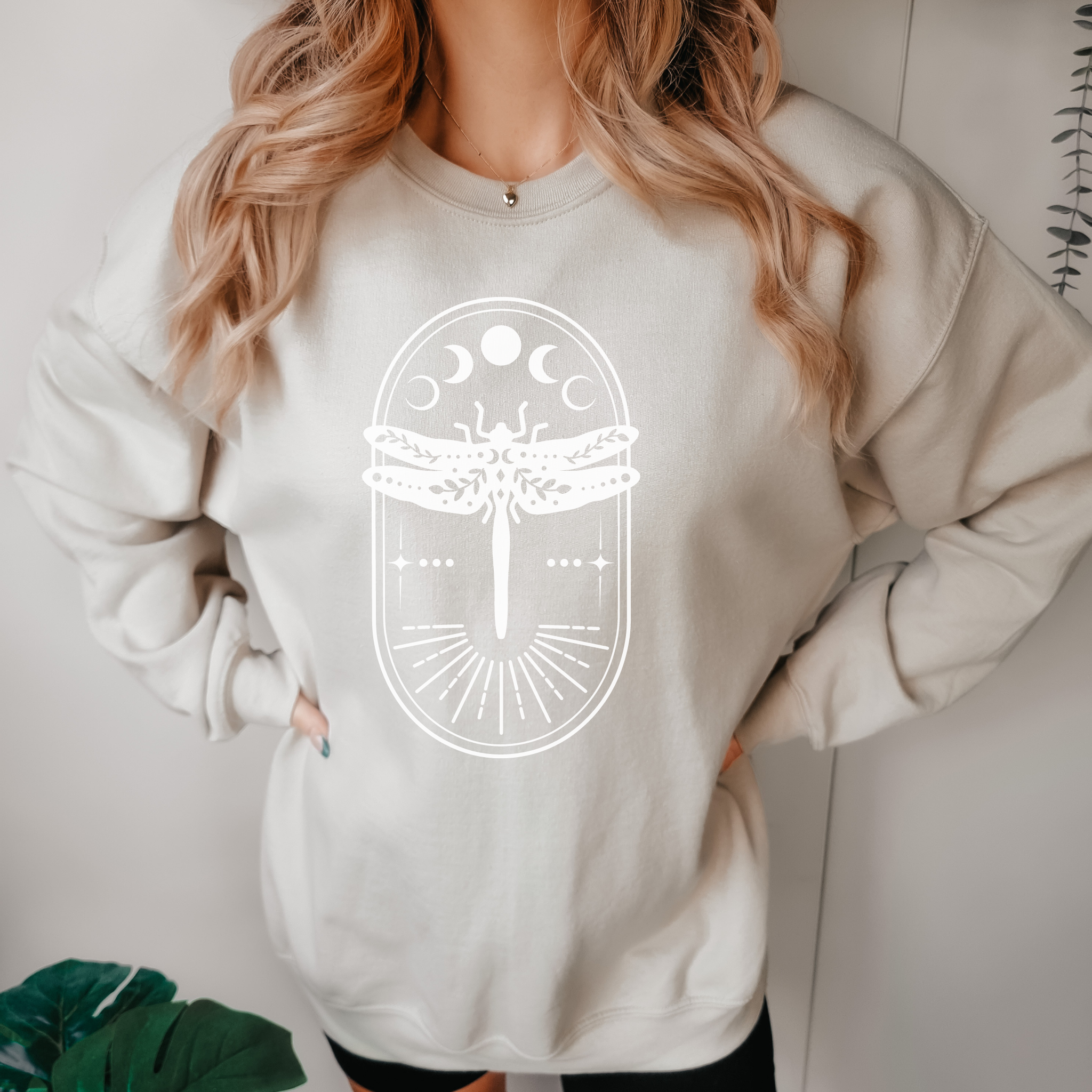 Dragonfly Illustration Sweater