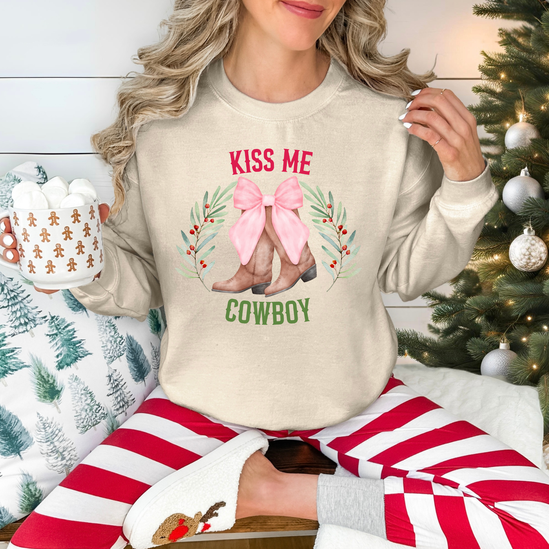 Kiss Me Cowboy Sweater