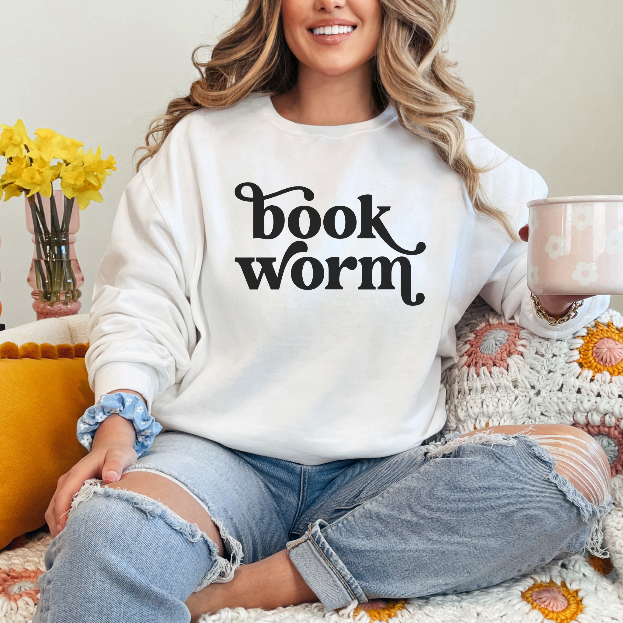 Book Worm Sweater